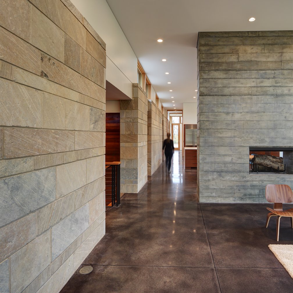 Modern Yet Classy Fieldstone House in Richfieldfor tropical home with porcelain floor